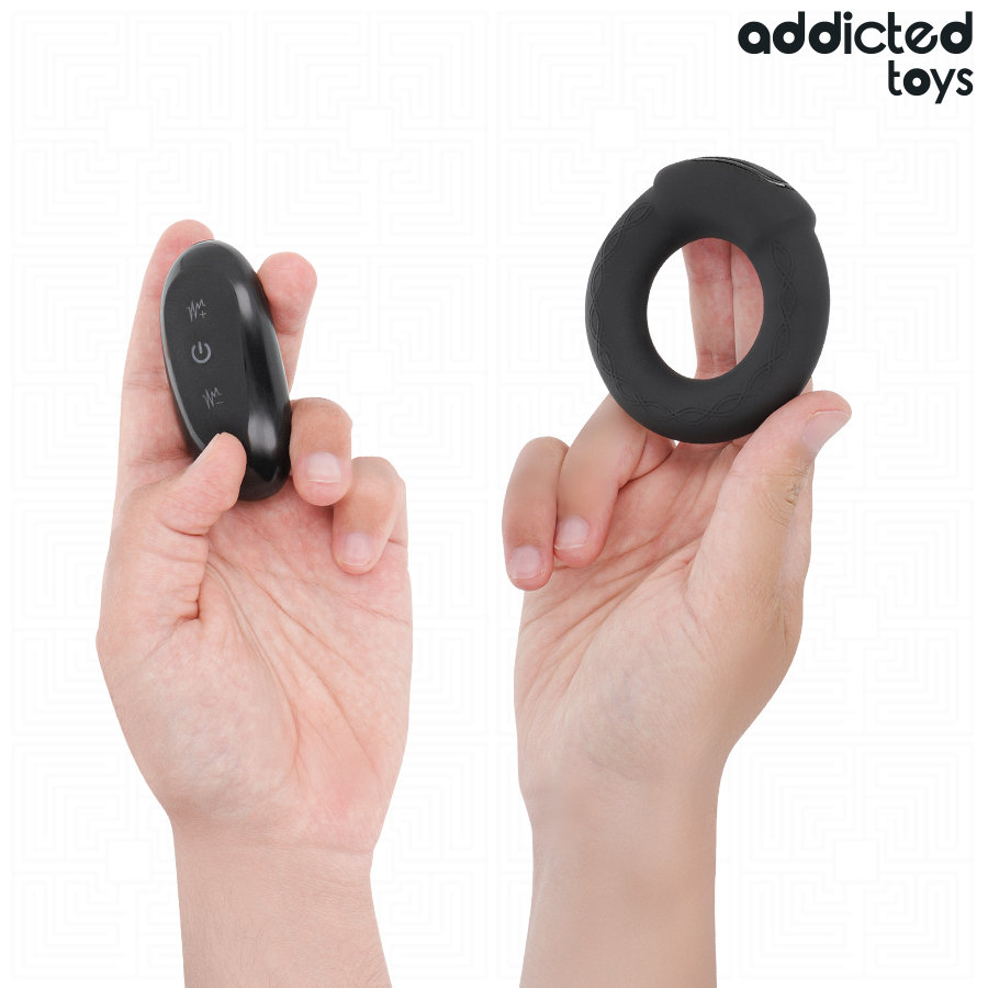 Addicted Toys anello vibrante riscaldante coppia telecomando