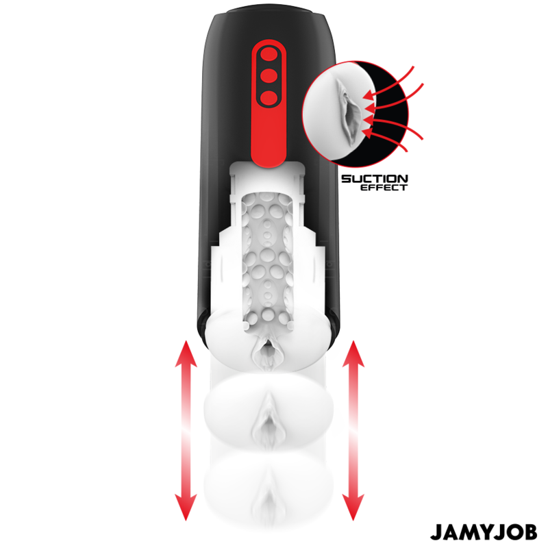 Jamyjob Phantom masturbatore uomo spinta aspirazione
