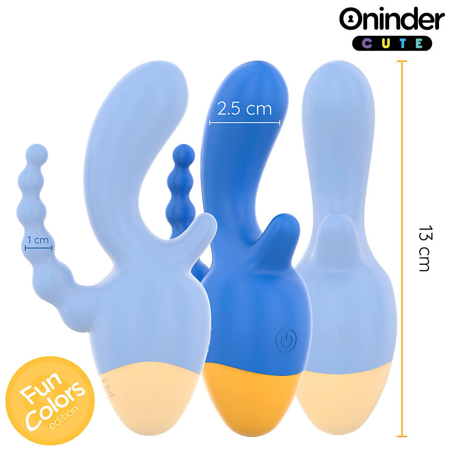 Oninder Cute Triple vibratore triplo stimolazione 9 modi