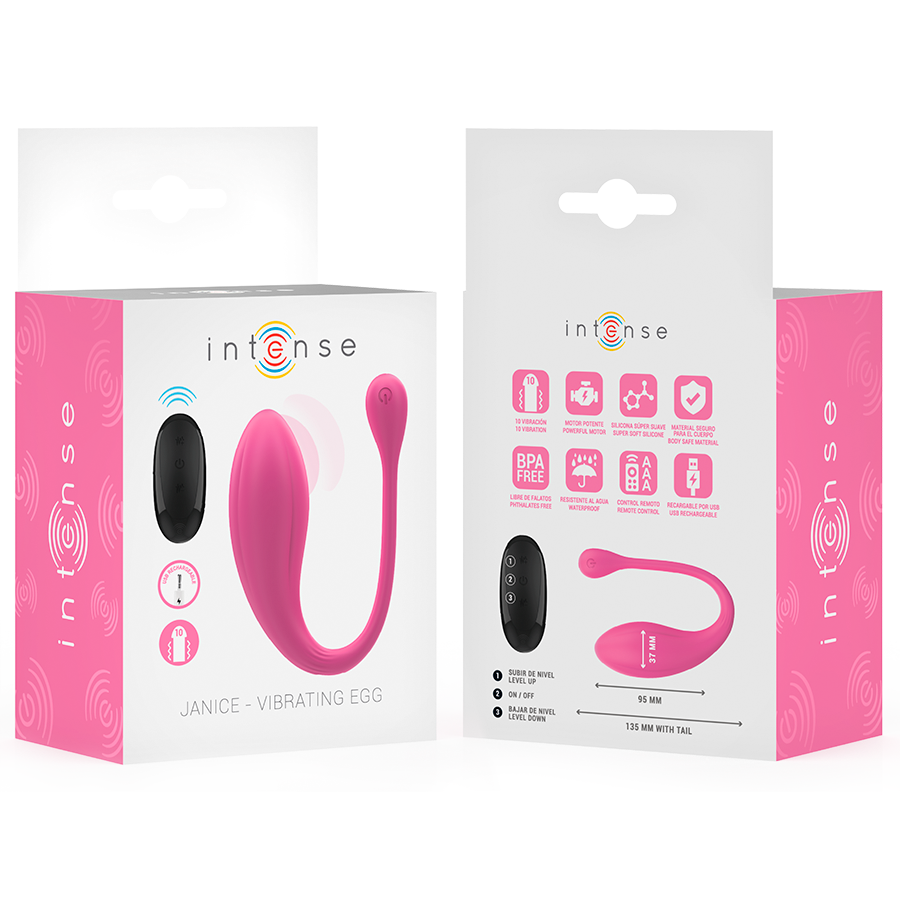 Intense Janice vibratore a U rosa