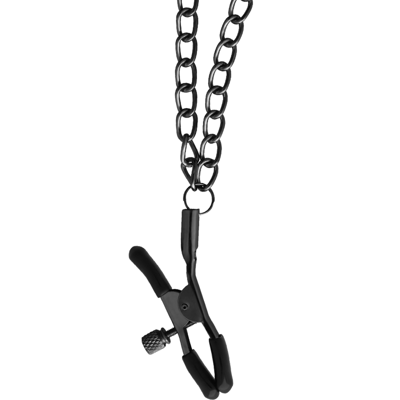 Begme Red Edition collare con morsetti bondage regolabile