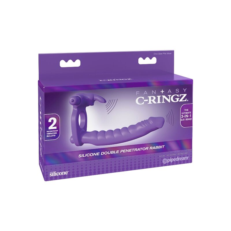 Fantasy C-Ringz Double Penetrator Rabbit anello coppia