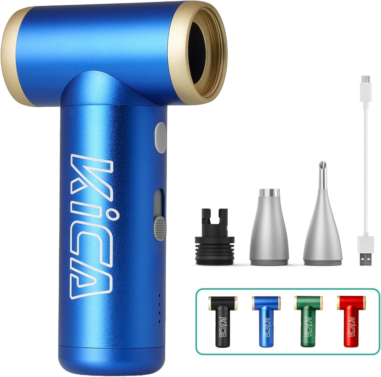 Kica JetFan 2S soffiatore elettrico Blu Standard Set 3 ugelli