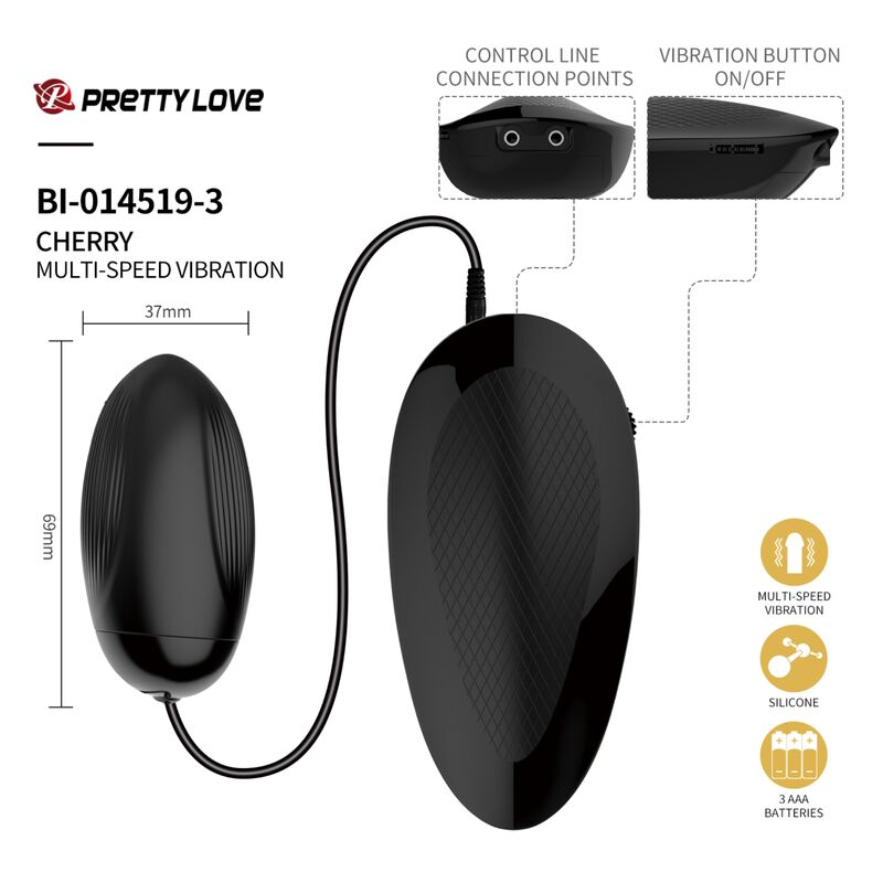 Pretty Love Kit 30° Anniversario set vibratori silicone nero