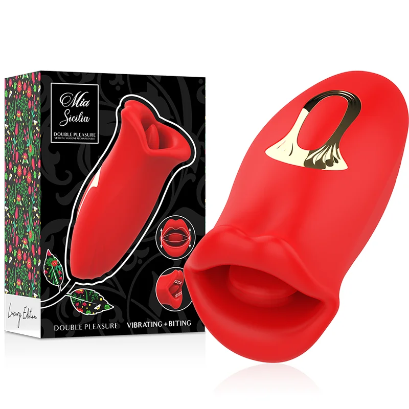 MIA Sicilia stimolatore clitorideo lingua silicone