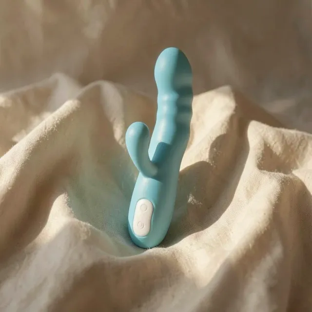 MIA Eiffel vibratore rabbit blu 10 vibrazioni