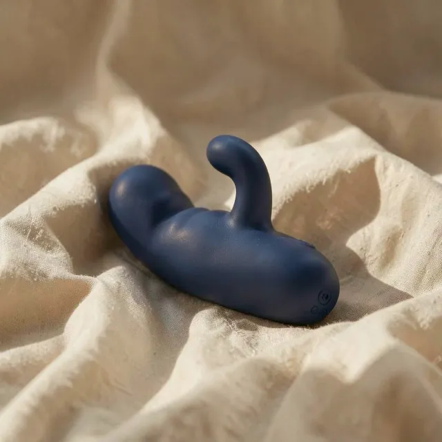 CalExotics Cashmere Silk Duo vibratore rabbit blu