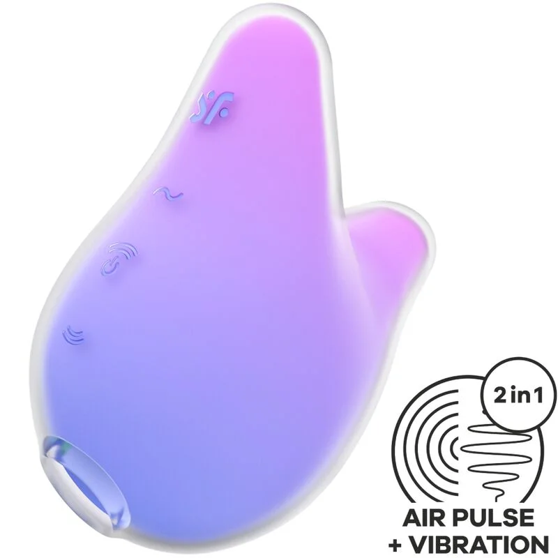 Satisfyer Mermaid Vibes Stimolatore Clitoride Viola Rosa