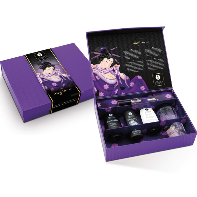 Shunga Naughtier Kit erotico 5 pezzi coppia