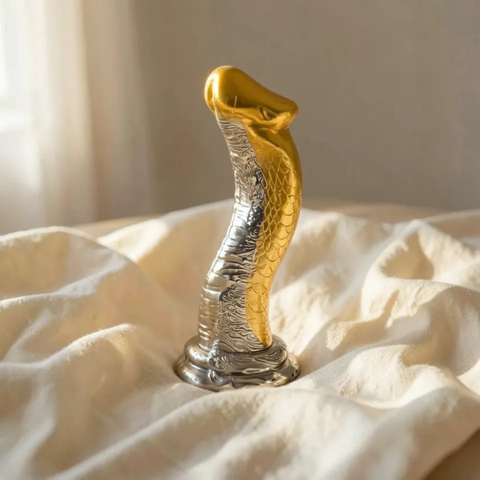 Epic Cybersilicock Drakon dildo silicone giallo 185 mm