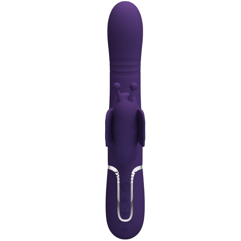 Pretty Love Farfalla 4 in 1 vibratore 4 motori viola