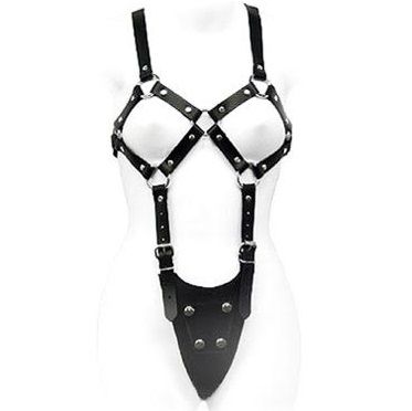 Leather Body Corpo Esposto imbracatura in pelle S-XL