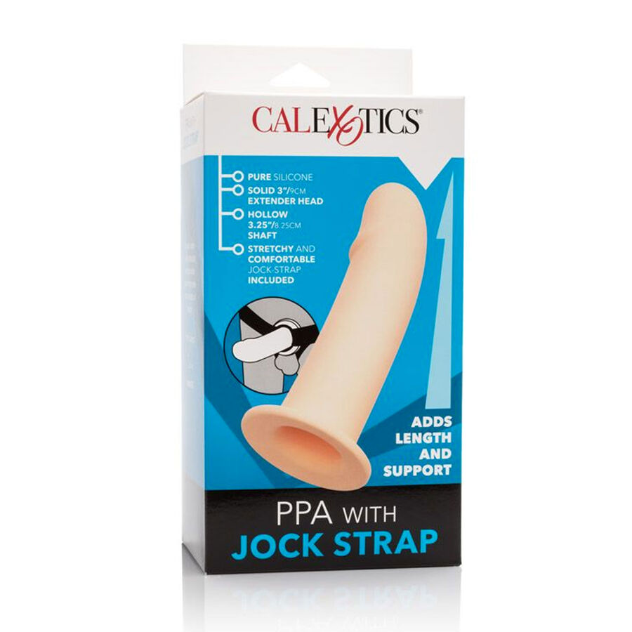 CalExotics Jock Strap Extension strap-on guaina silicone