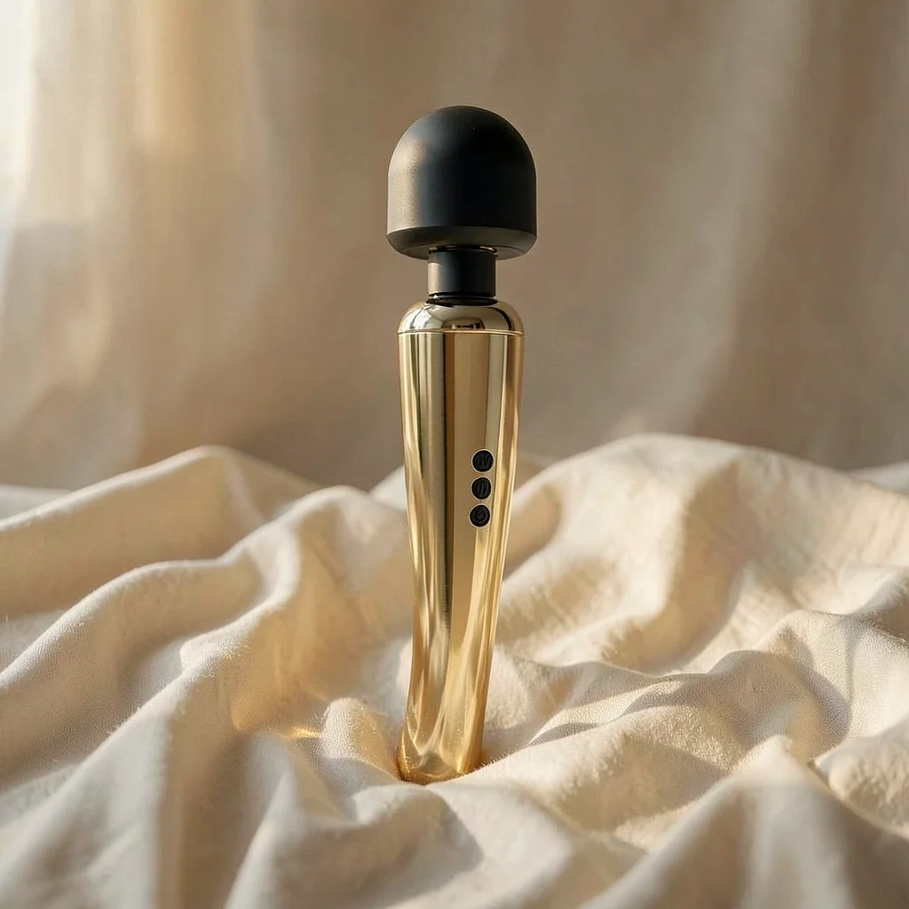 Ibiza Wand massaggiatore vibratore champagne ricaricabile