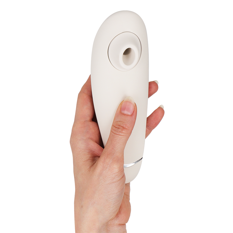 Womanizer Premium 2 stimolatore clitorideo grigio caldo 14 livelli
