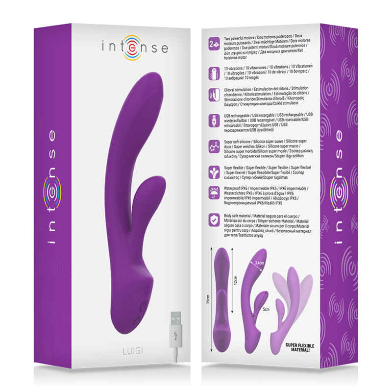 Intense Luigi vibratore rabbit viola