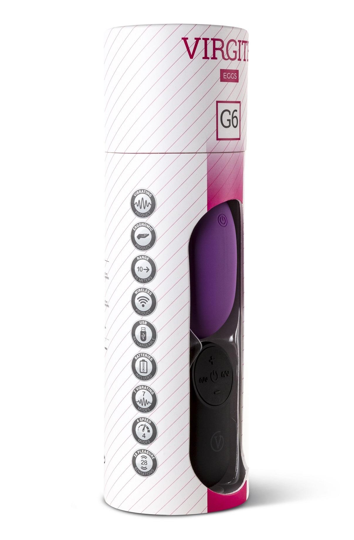 Virgite Love Hit G5 ovetto vibrante viola ricaricabile