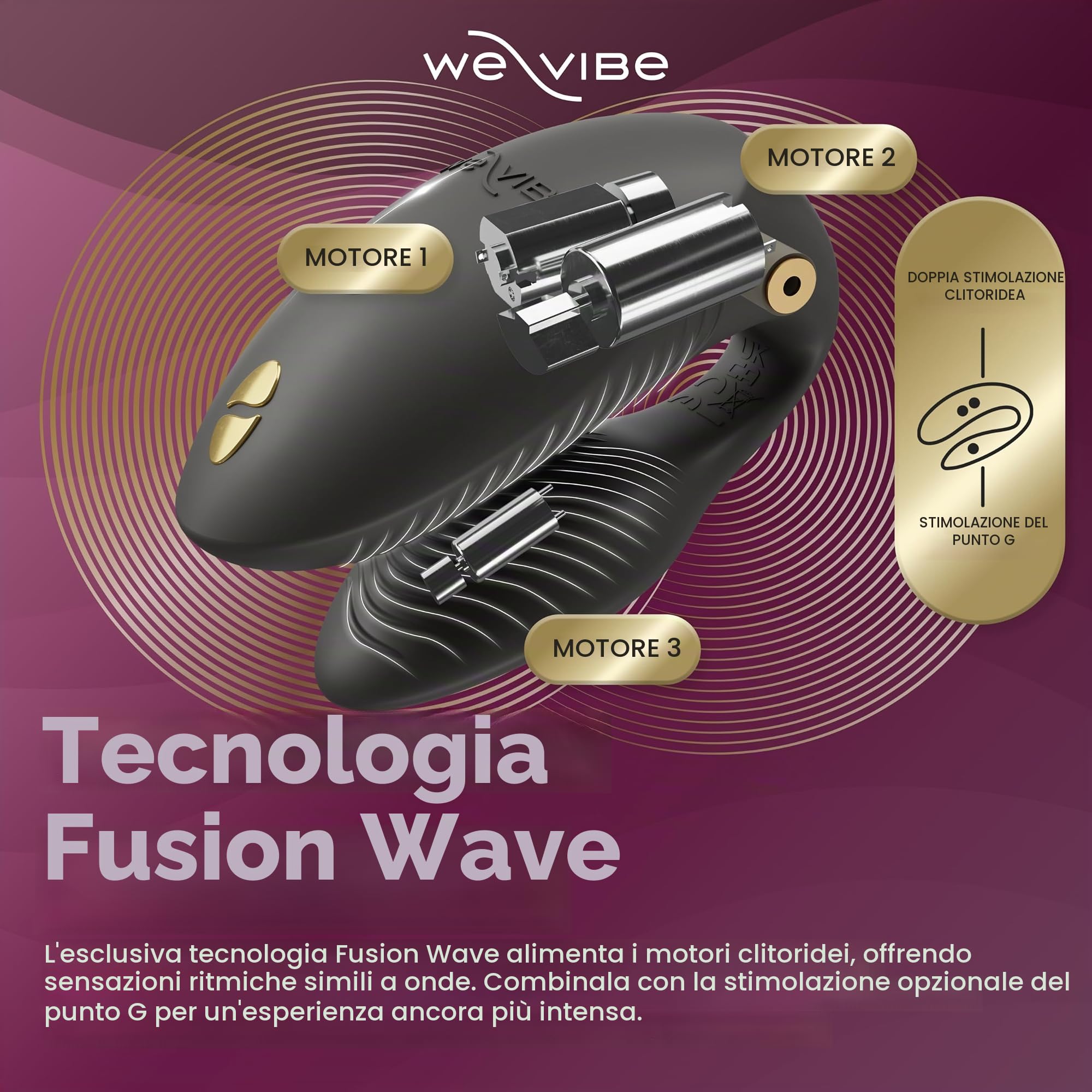 We-Vibe Chorus Pro vibratore coppia nero app