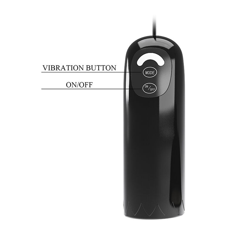 Pretty Love stimolatore capezzoli rotante nero 7 modi