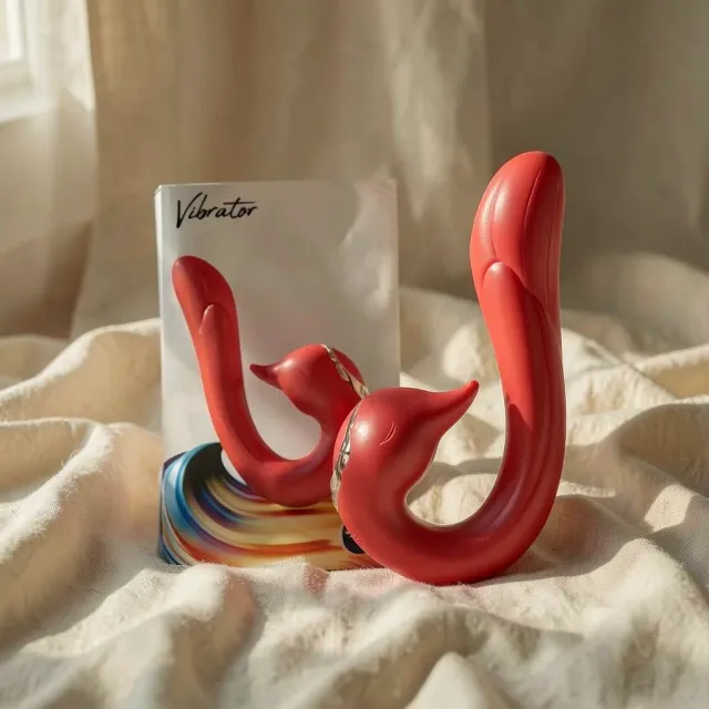 Armony Delfin Rosso vibratore riscaldante 9 modalità