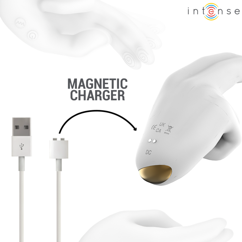 Intense Jimmy vibratore mano riscaldante silicone 10 modi
