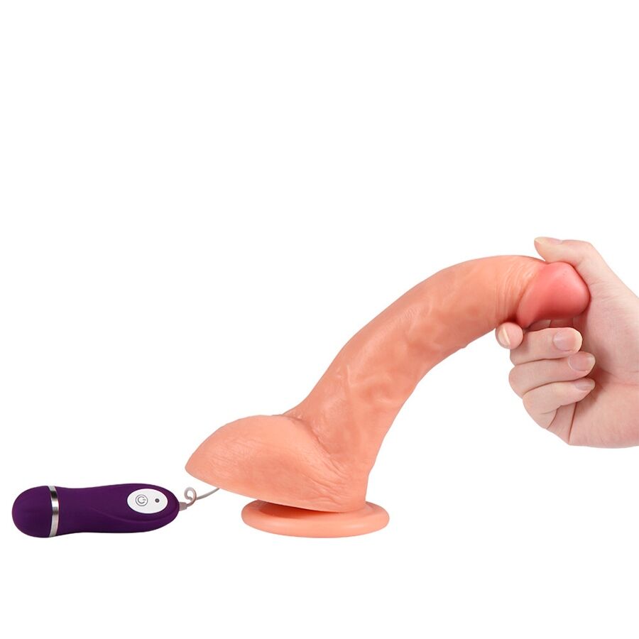 Shequ Bestia vibratore con telecomando silicone 24,5 cm