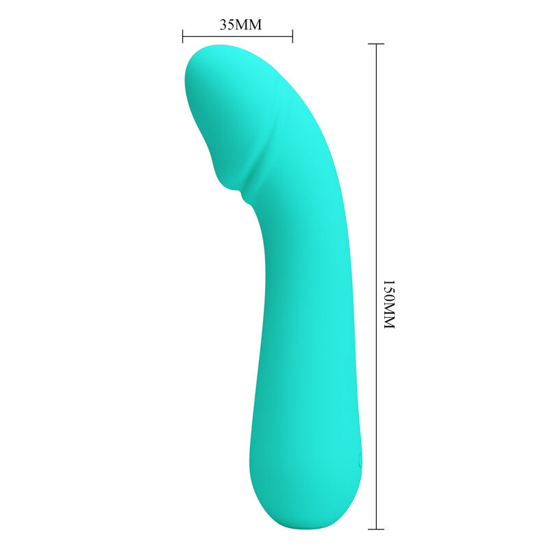 Pretty Love Cetus vibratore punto G flessibile verde acqua