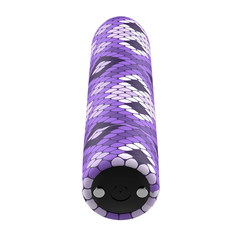 Custom Bullets Snake Viola mini vibratore 6,25 cm