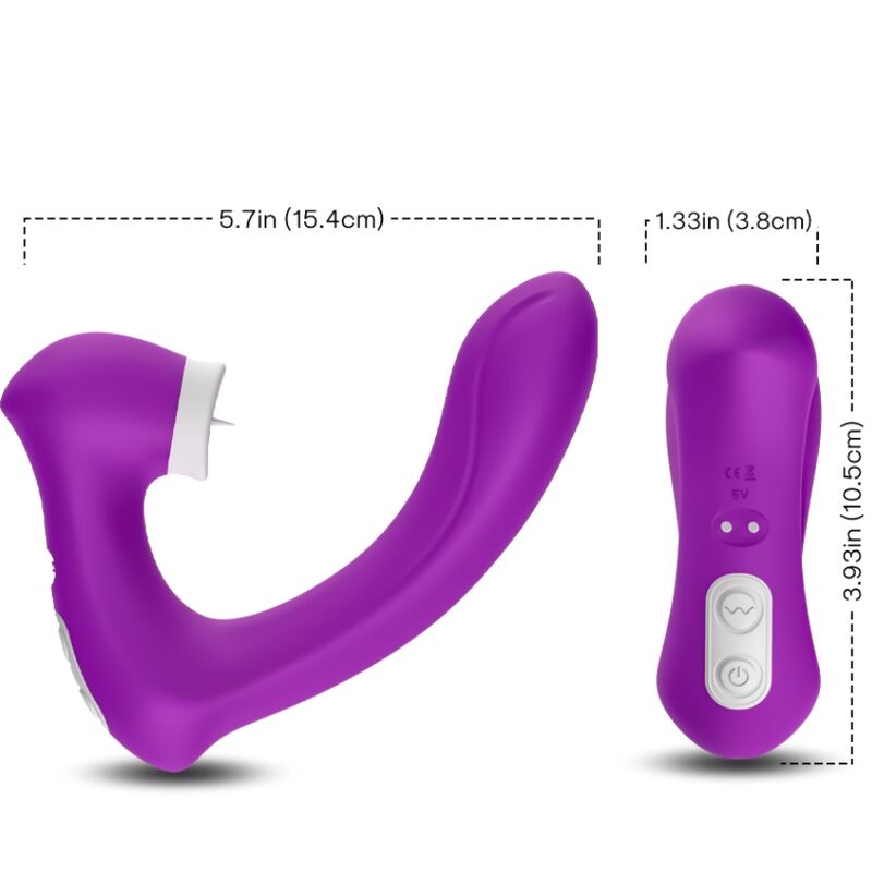 Armony Secretkiss vibratore succhia clitoride viola