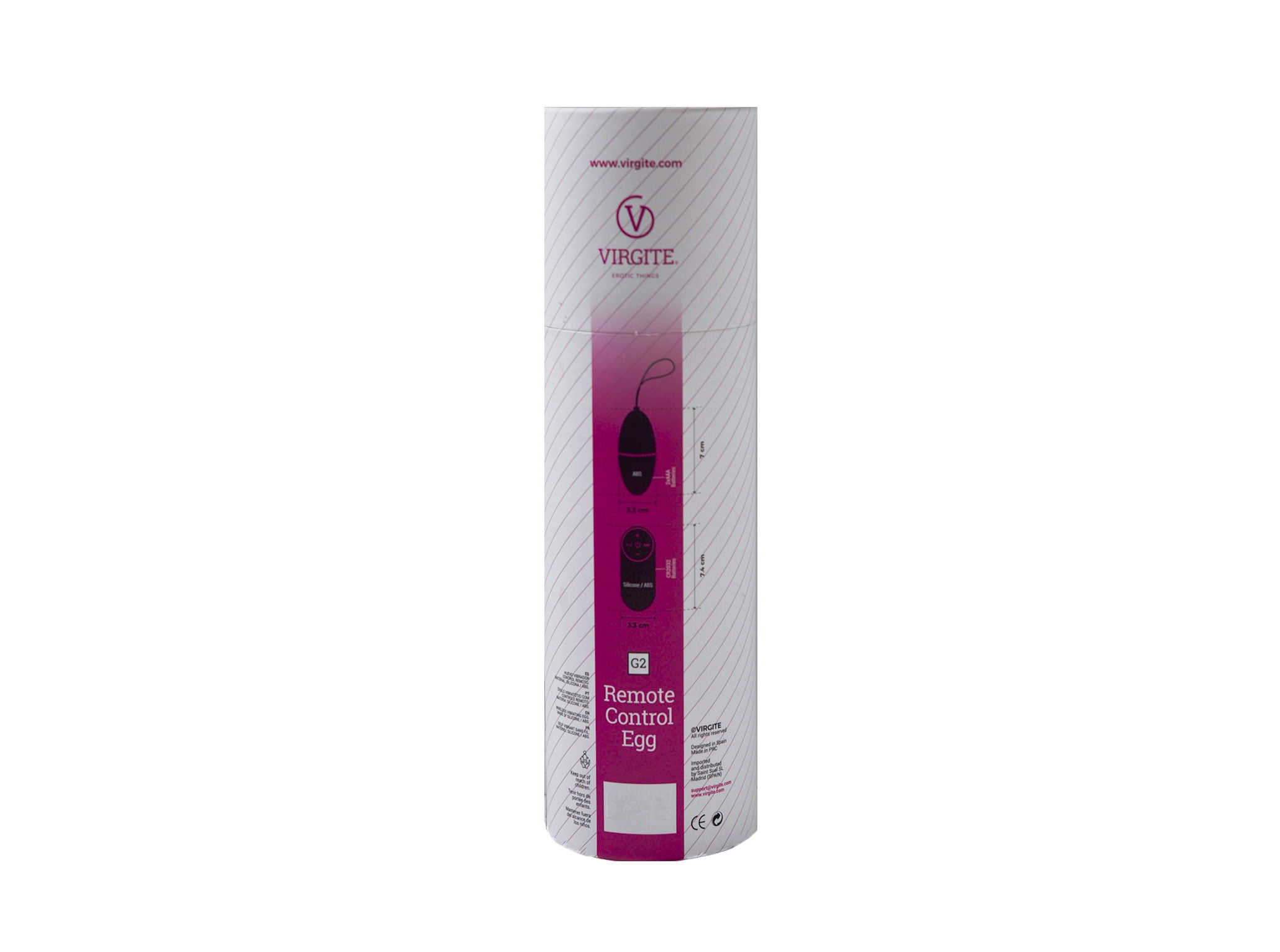 Virgite Love Hit G2 uovo vibrante blu con telecomando 10 m