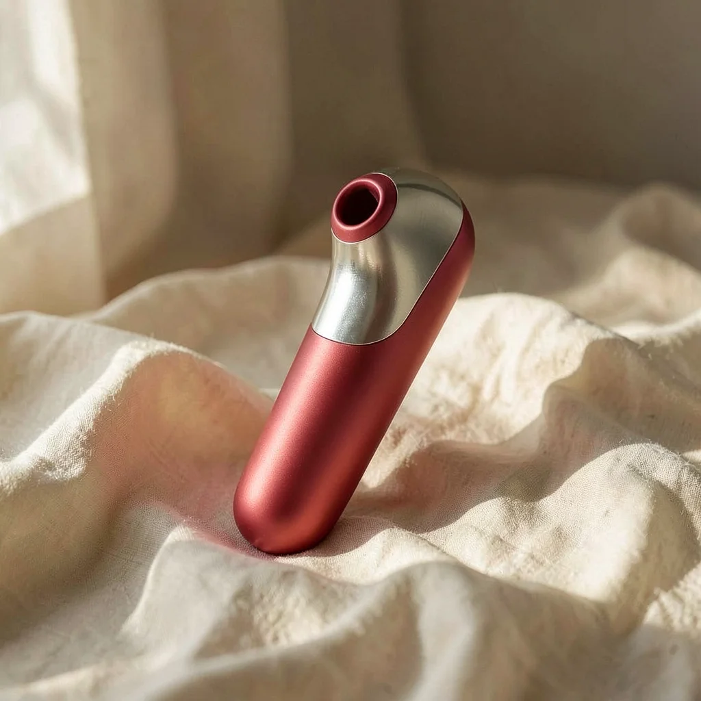 Satisfyer Dual Love stimolatore clitorideo rosso con app