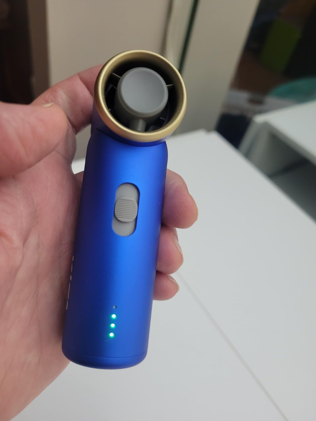 Kica ventilatore portatile USB metallo 15 ore turbo viaggio