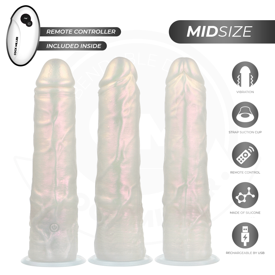 Cock Miller Realist Light 20,5 vibratore con luce LED