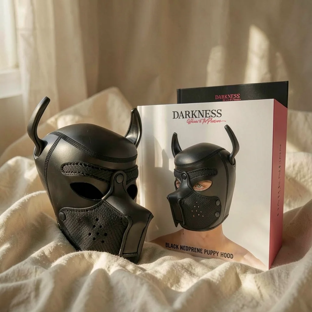 Darkness maschera cane in neoprene M 56 cm