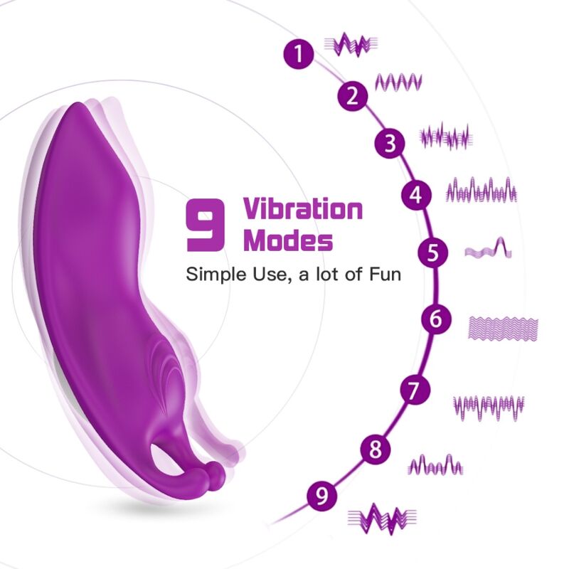 Armony Honeybee stimolatore clitoride viola con telecomando