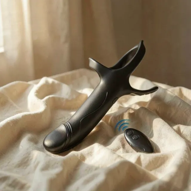 Armony anello vibrante con dildo telecomando silicone