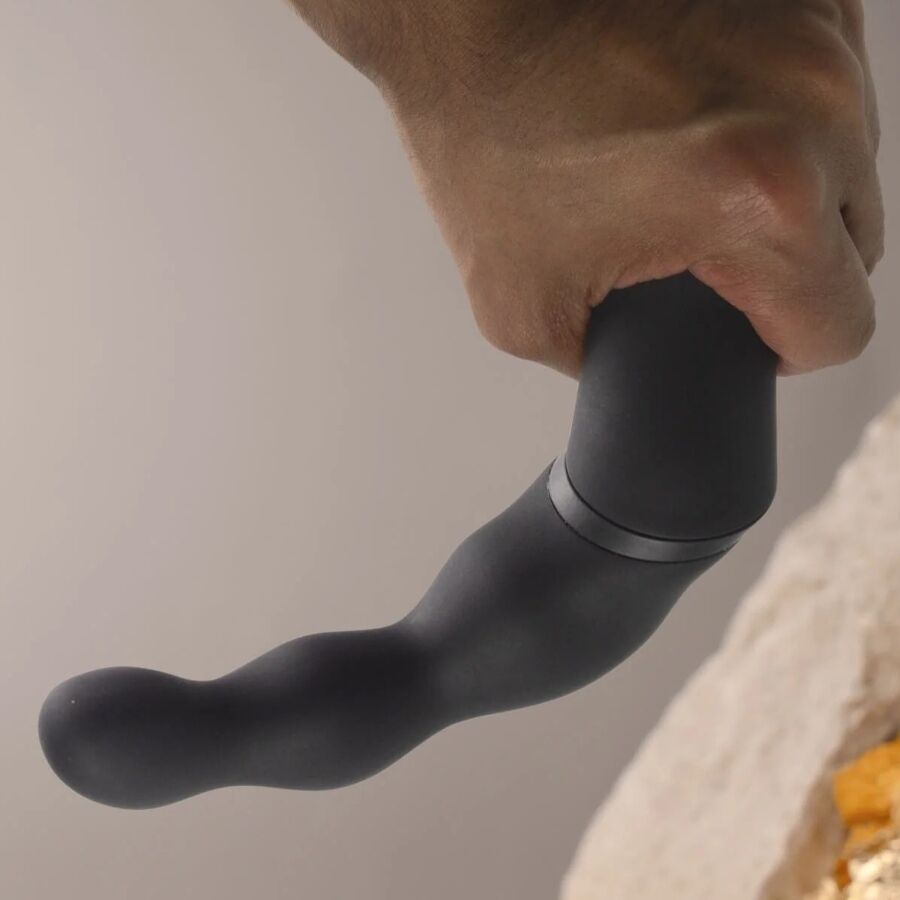 Frutille Rocks-Off Adapt plug prostatico vibrante nero