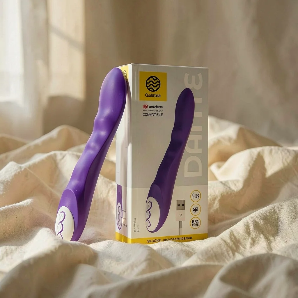 Galatea Dante vibratore lilla 10 modalità silicone