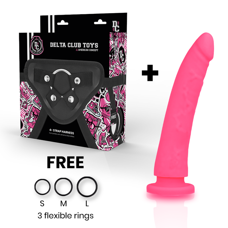 Delta Club Rosa 17 strap-on kit rosa in silicone