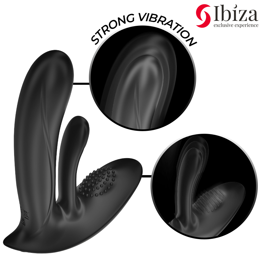 Ibiza Sync Vibratore Indossabile Doppio con Telecomando