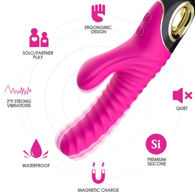 Armony Eternity rabbit fucsia 18 modalità