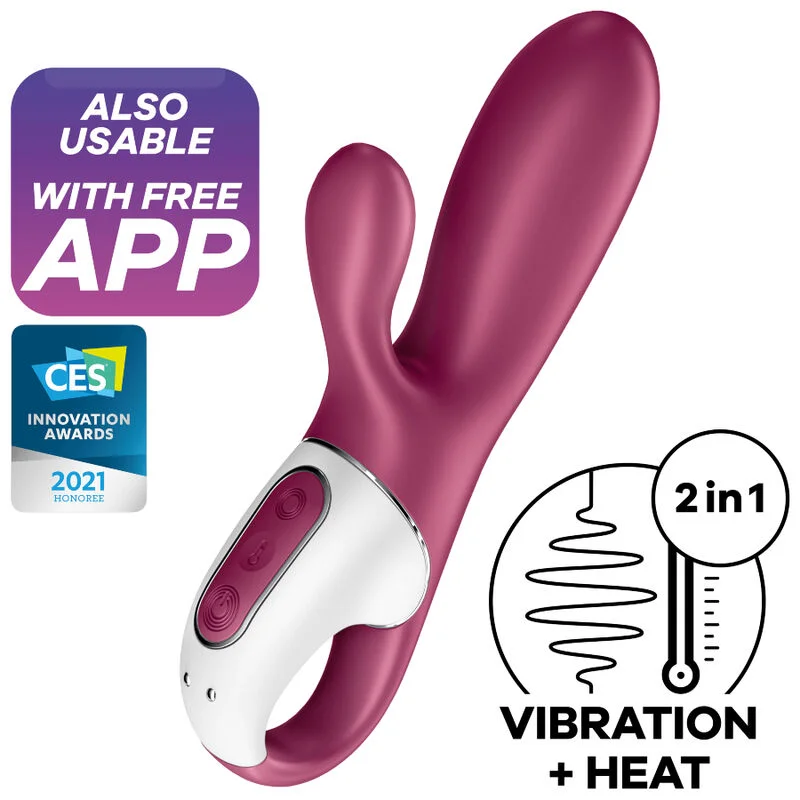 Satisfyer Hot Bunny Connect vibratore riscaldante con app