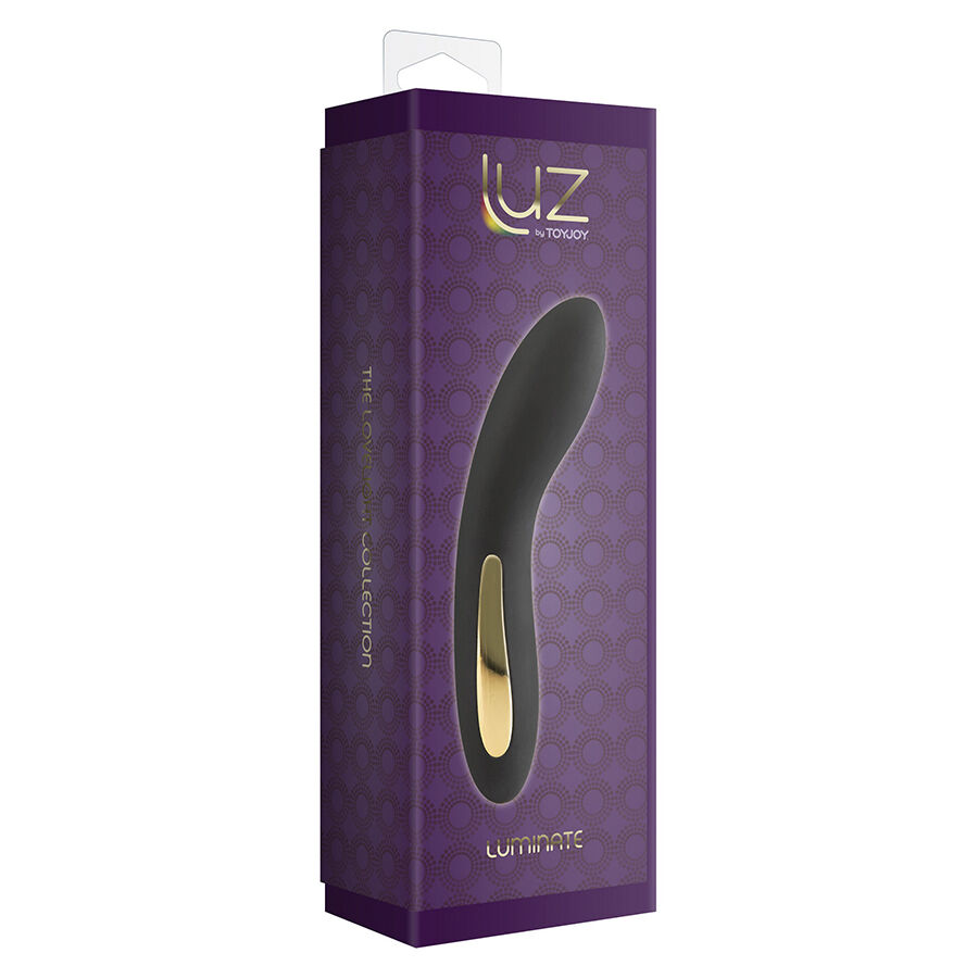 LUZ Luminate Nero vibratore punto G silicone 17 cm
