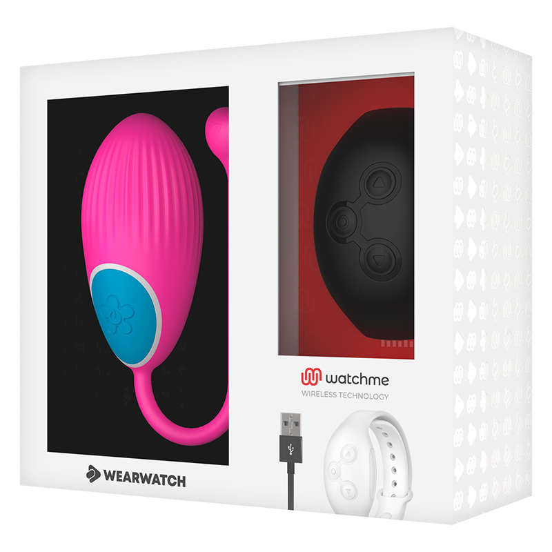 Wearwatch Egg ovetto vibrante fucsia nero telecomando orologio