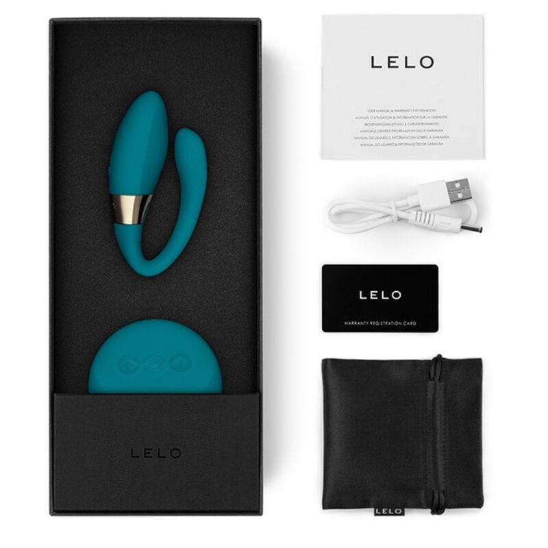 LELO Tiani Duo vibratore di coppia blu con telecomando