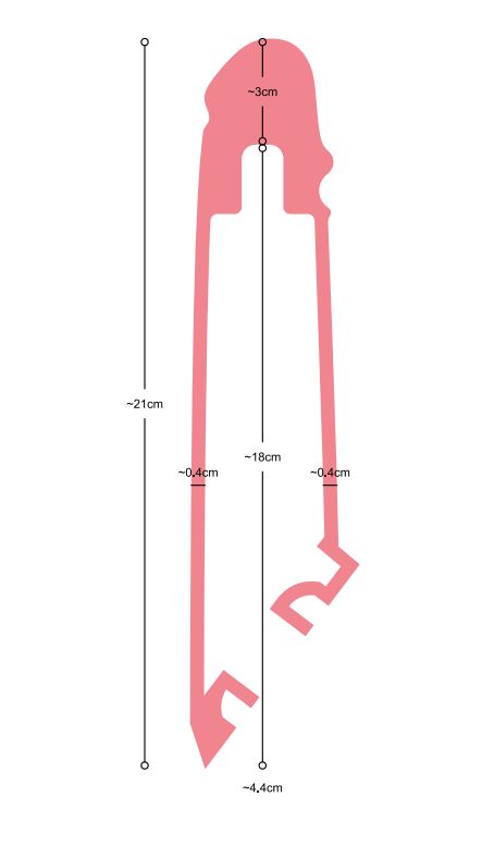 Love Hit S9 guaina pene realistica flesh 16,4 cm
