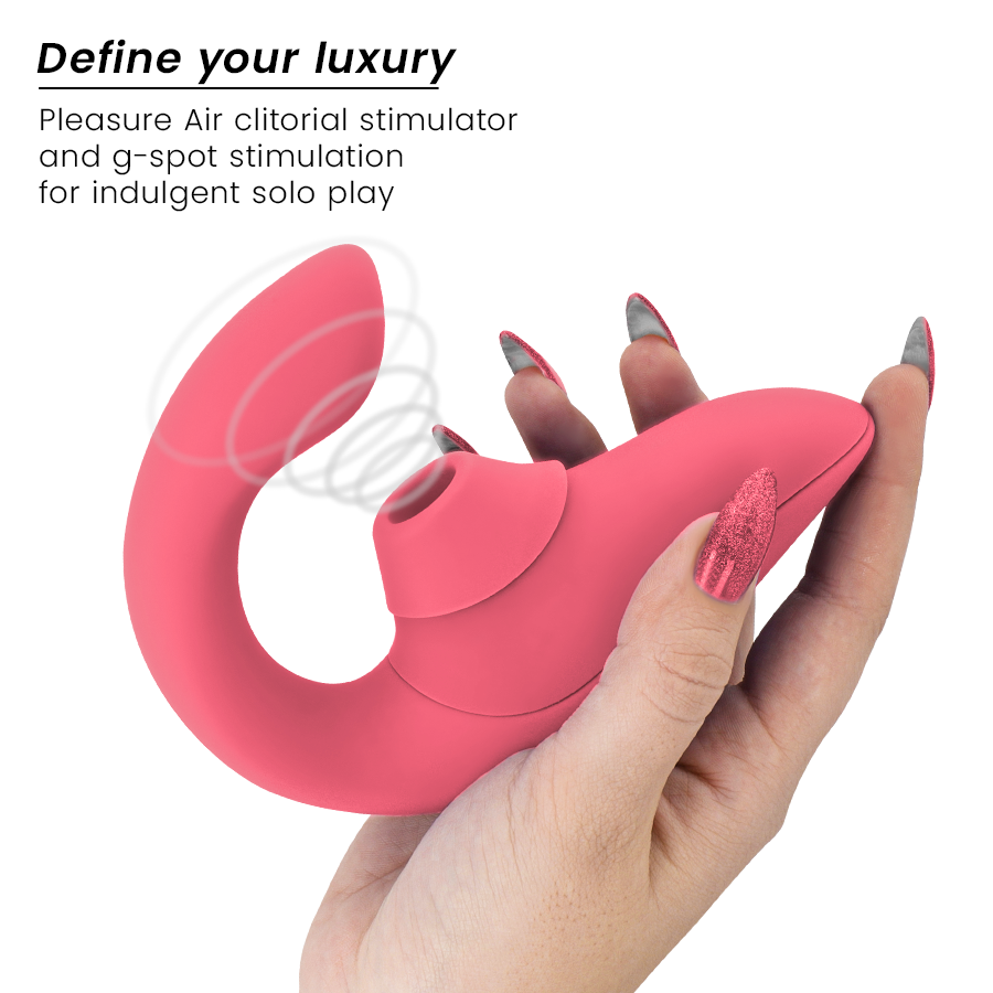 Womanizer Blend Vibrant Rose rabbit clitoride aria + punto G