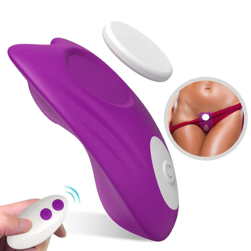 Armony Clip vibratore indossabile viola con telecomando