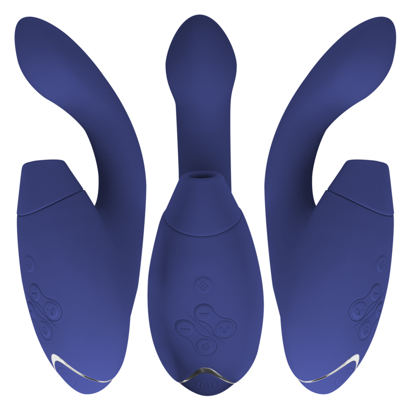 Womanizer Duo 2 stimolatore clitorideo Blu pulsazione aria
