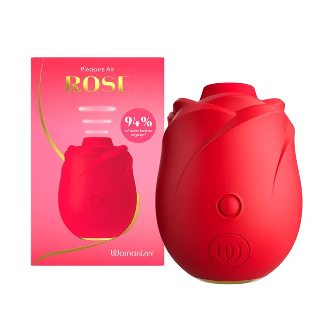 Womanizer Rose succhia clitoride rosso ricaricabile
